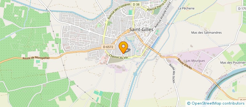 localisation de l'entreprise MONSIEUR YOHANN NATALE  SAINT-GILLES