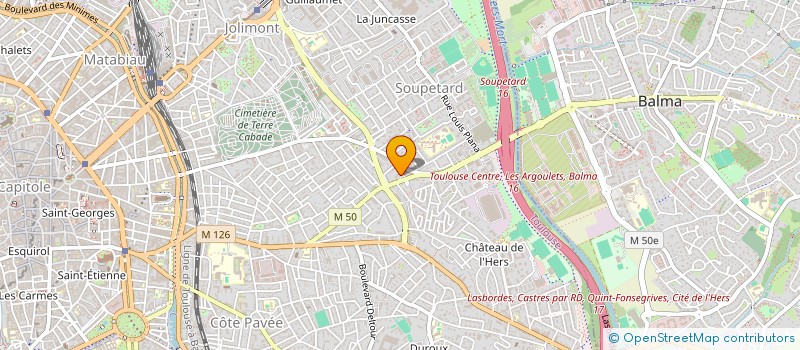 localisation de l'entreprise MONSIEUR YOHANN-OLIVERS GAUMONT à TOULOUSE