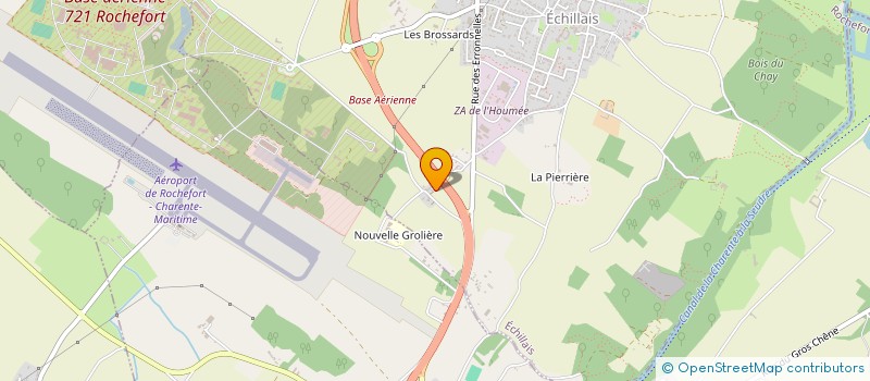 localisation de l'entreprise MONSIEUR YOHANN PACAUD à ECHILLAIS