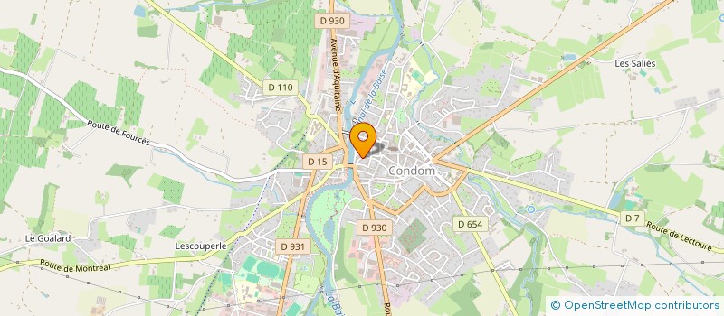 localisation de l'entreprise MONSIEUR YOHANN PALAMEDE  CONDOM