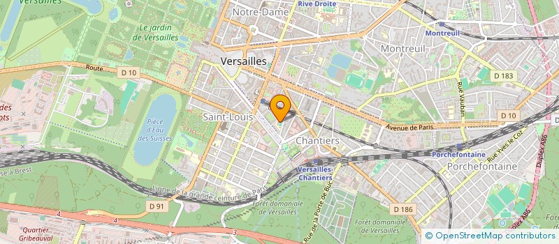 localisation de l'entreprise MONSIEUR YOHANN PARDE à VERSAILLES