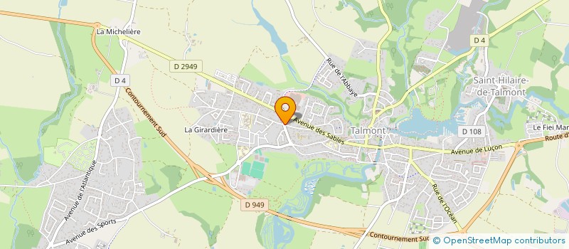 localisation de l'entreprise MONSIEUR YOHANN PAVAGEAU à TALMONT-SAINT-HILAIRE