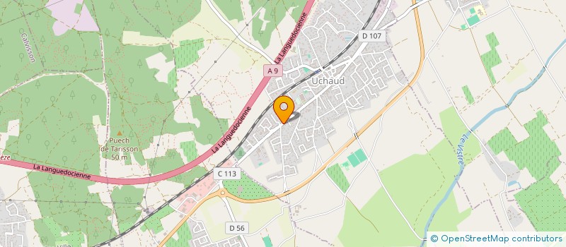 localisation de l'entreprise MONSIEUR YOHANN PERON  UCHAUD