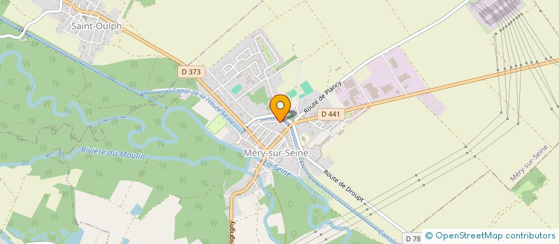 localisation de l'entreprise MONSIEUR YOHANN PETIT  MERY-SUR-SEINE