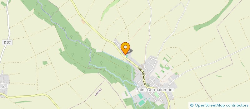 localisation de l'entreprise MONSIEUR YOHANN PETIT  SAINT-GERMAINMONT
