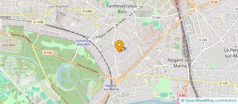 localisation de l'entreprise MONSIEUR YOHANN PIEL à FONTENAY-SOUS-BOIS