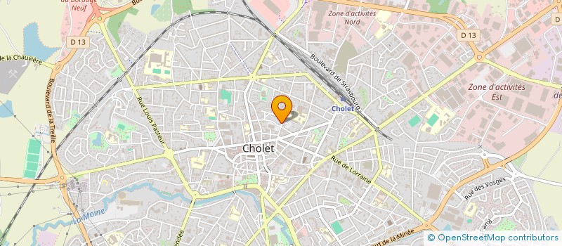 localisation de l'entreprise MONSIEUR YOHANN PIOU à CHOLET
