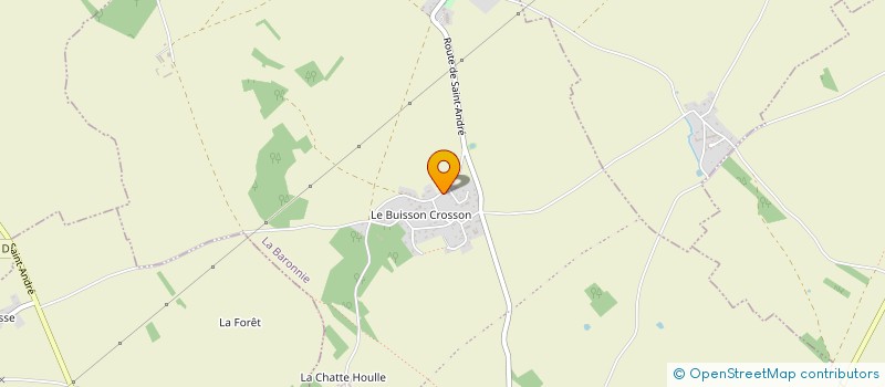 localisation de l'entreprise MONSIEUR YOHANN PIWTORAK  LA BARONNIE