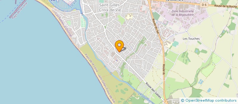 localisation de l'entreprise MONSIEUR YOHANN PLAISANCE à SAINT-GILLES-CROIX-DE-VIE