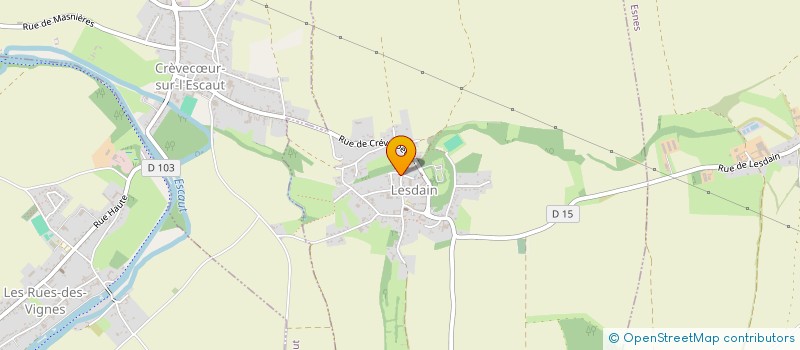 localisation de l'entreprise MONSIEUR YOHANN PLANQUETTE  LESDAIN