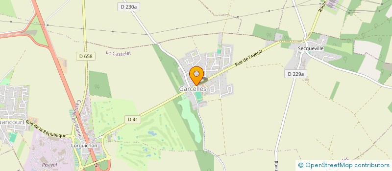 localisation de l'entreprise MONSIEUR YOHANN POPRAWSKI  LE CASTELET