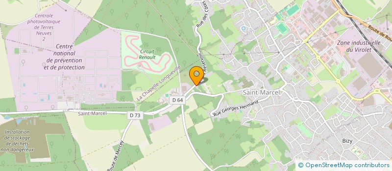 localisation de l'entreprise MONSIEUR YOHANN PROUX  SAINT-MARCEL