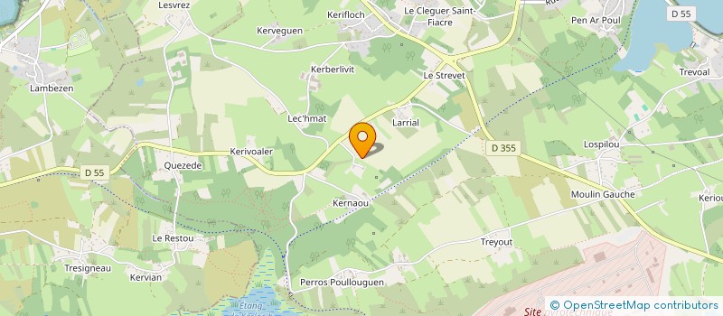 localisation de l'entreprise MONSIEUR YOHANN RAGUENEZ  CROZON