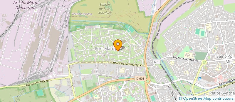 localisation de l'entreprise MONSIEUR YOHANN RANSON à DUNKERQUE