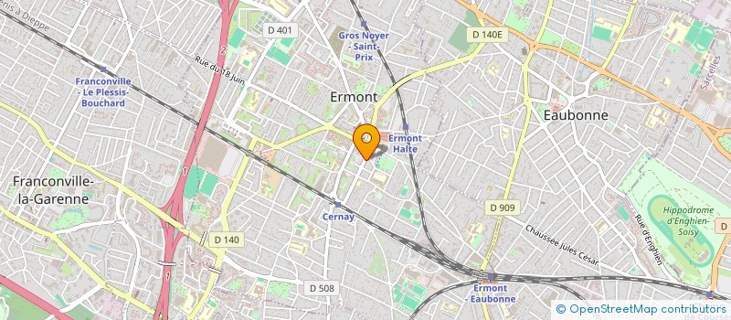 localisation de l'entreprise MONSIEUR YOHANN REBOUX  ERMONT