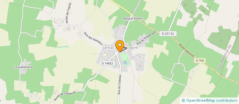 localisation de l'entreprise MONSIEUR YOHANN RENNETEAU  JARNAC-CHAMPAGNE