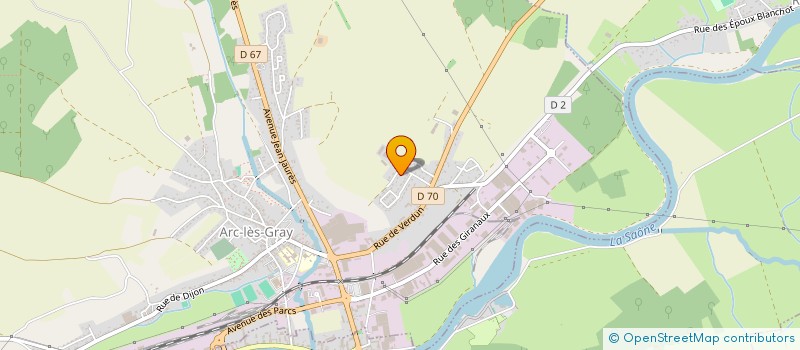 localisation de l'entreprise MONSIEUR YOHANN REVOY  ARC-LES-GRAY