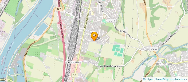 localisation de l'entreprise MONSIEUR YOHANN RICHARDOT à VALENCE
