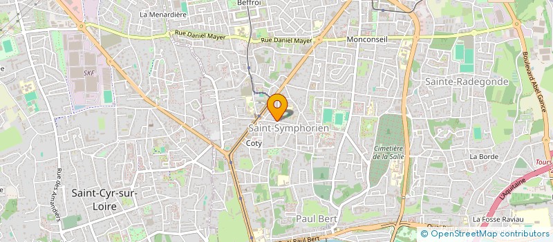 localisation de l'entreprise MONSIEUR YOHANN RIMASSON  TOURS