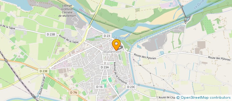 localisation de l'entreprise MONSIEUR YOHANN ROBELIN  MALLEMORT