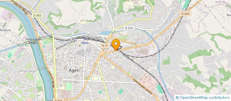 localisation de l'entreprise MONSIEUR YOHANN ROCHARD  AGEN