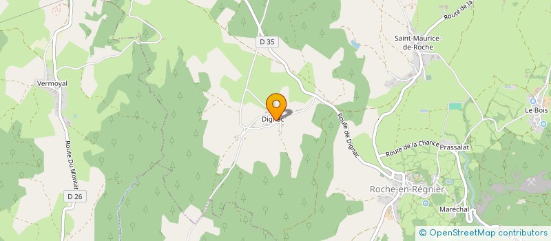 localisation de l'entreprise MONSIEUR YOHANN RODIER  SAINT-ANDRE-DE-CHALENCON