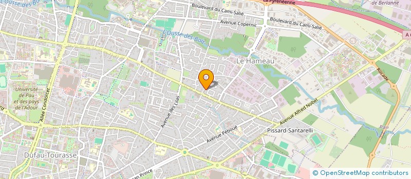 localisation de l'entreprise MONSIEUR YOHANN ROSE à PAU