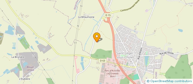 localisation de l'entreprise MONSIEUR YOHANN ROUET  SAINT-CHRISTOPHE-DU-BOIS