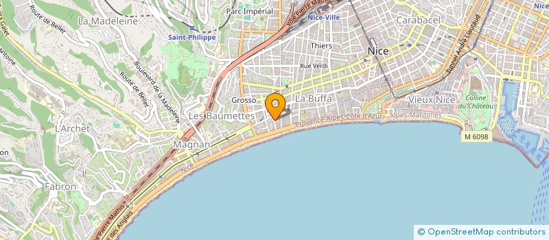 localisation de l'entreprise MONSIEUR YOHANN SAADA à NICE
