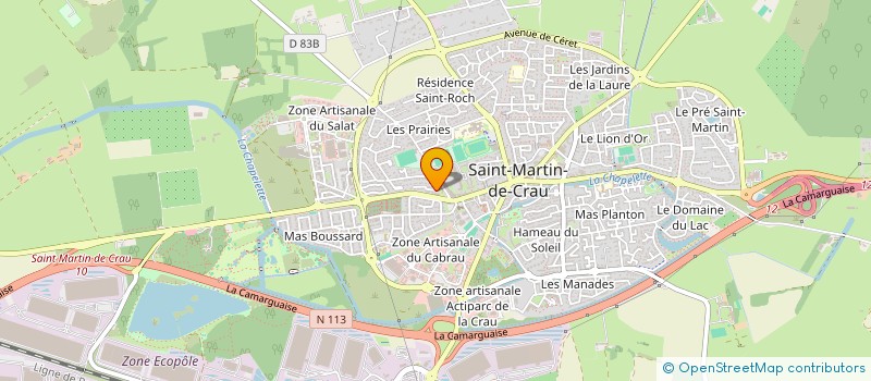 localisation de l'entreprise MONSIEUR YOHANN SABATIER à SAINT-MARTIN-DE-CRAU