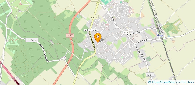 localisation de l'entreprise MONSIEUR YOHANN SAMONIN à VIMY
