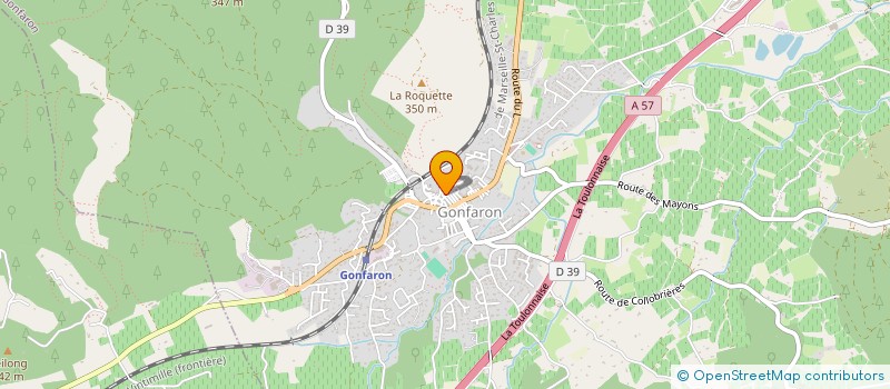 localisation de l'entreprise MONSIEUR YOHANN SERGENT  GONFARON