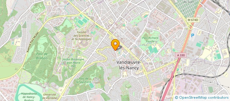 localisation de l'entreprise MONSIEUR YOHANN SIDOT  VANDUVRE-LES-NANCY