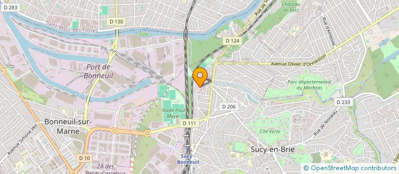 localisation de l'entreprise MONSIEUR YOHANN SIMEON  SUCY-EN-BRIE