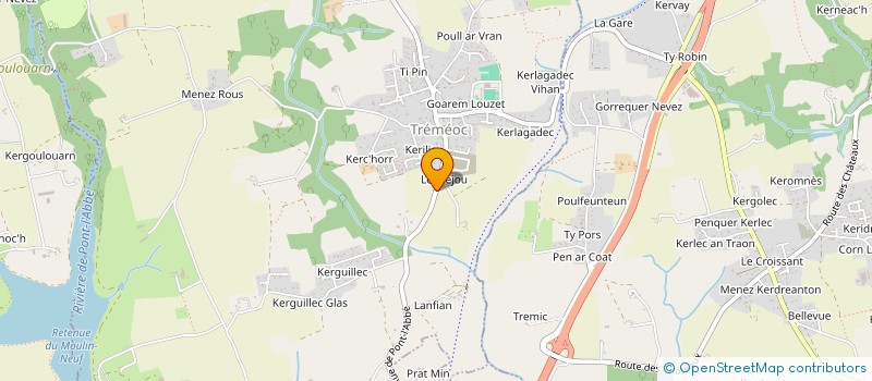 localisation de l'entreprise MONSIEUR YOHANN SIMON  SAINT-JEAN-TROLIMON