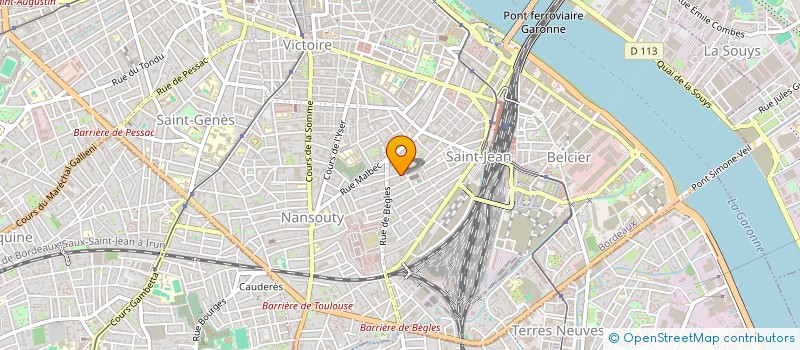 localisation de l'entreprise MONSIEUR YOHANN SPENLEHAUER  BORDEAUX