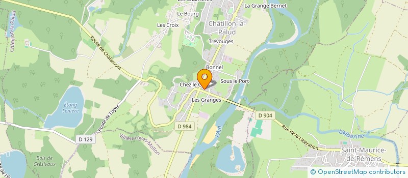 localisation de l'entreprise MONSIEUR YOHANN TESTARD à CHATILLON-LA-PALUD
