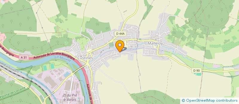 localisation de l'entreprise MONSIEUR YOHANN THOMAS  MAXEVILLE