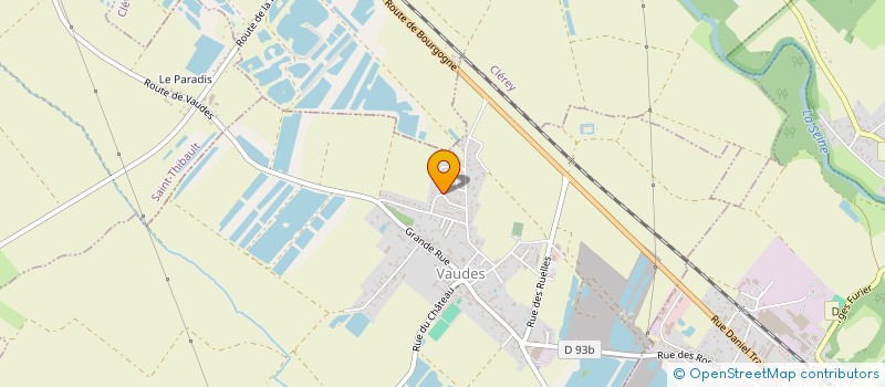 localisation de l'entreprise MONSIEUR YOHANN THOMIN  VAUDES