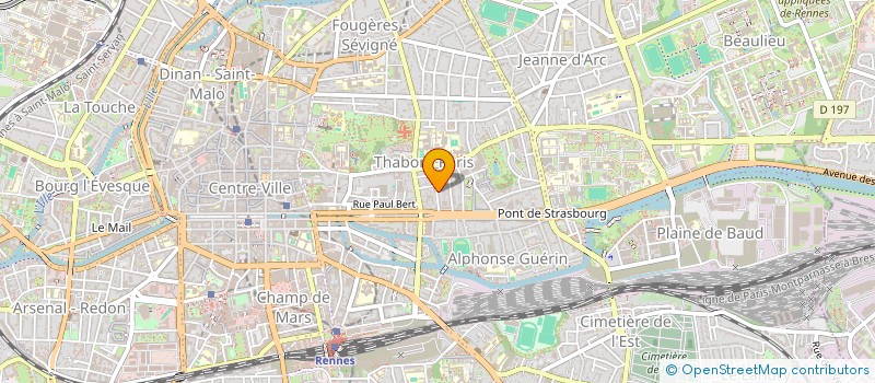 localisation de l'entreprise MONSIEUR YOHANN TILLON  RENNES