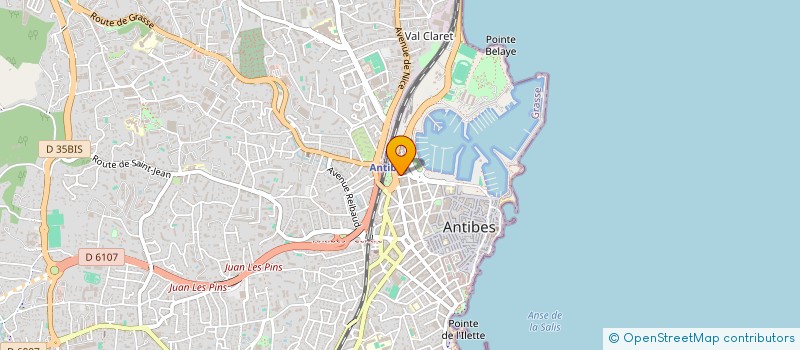 localisation de l'entreprise MONSIEUR YOHANN TREHARD à ANTIBES