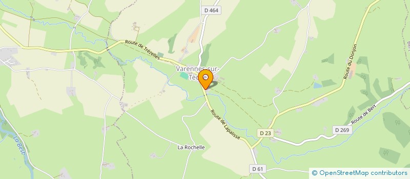 localisation de l'entreprise MONSIEUR YOHANN VACUS  VARENNES-SUR-TECHE