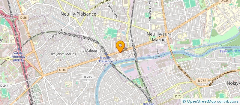 localisation de l'entreprise MONSIEUR YOHANN VENTADOUR à NEUILLY-PLAISANCE