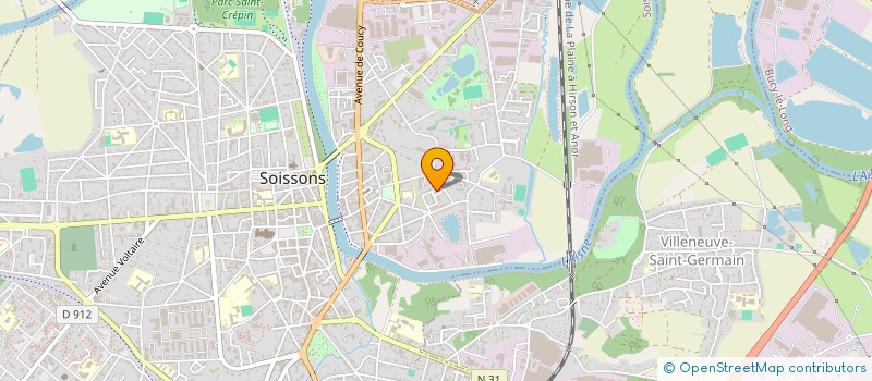localisation de l'entreprise MONSIEUR YOHANN VERHOIGNE à SOISSONS