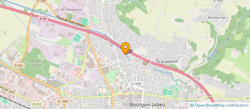 localisation de l'entreprise MONSIEUR YOHANN VINCE à BOURGOIN-JALLIEU