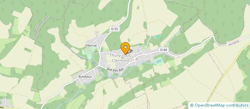 localisation de l'entreprise MONSIEUR YOHANNE HARDRE  THURY-SOUS-CLERMONT