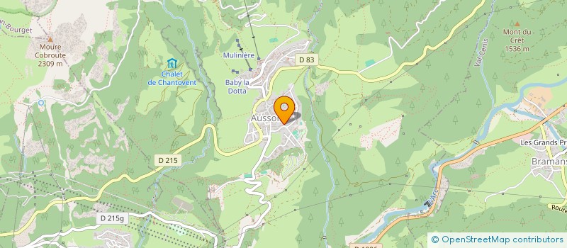 localisation de l'entreprise MONSIEUR YOHANNES LOISEAU  AUSSOIS