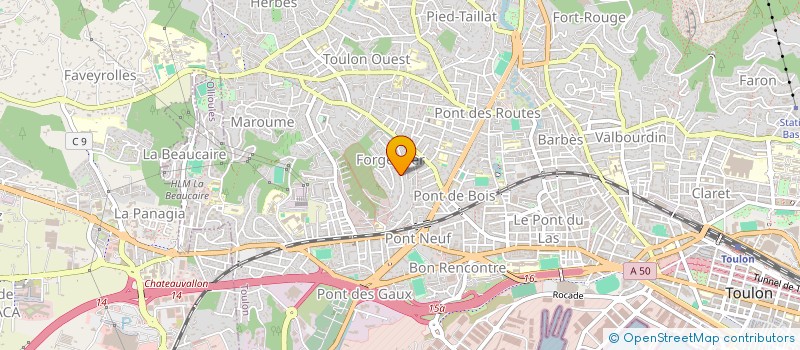 localisation de l'entreprise MONSIEUR YOHANNES TEKLAY  TOULON