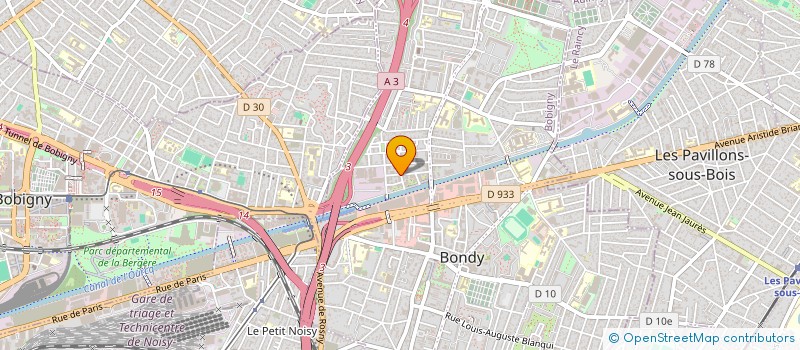 localisation de l'entreprise MONSIEUR YOHANS MILLYON  BONDY