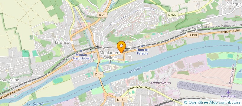 localisation de l'entreprise MONSIEUR YOLAN JAABOUKA  MEULAN-EN-YVELINES